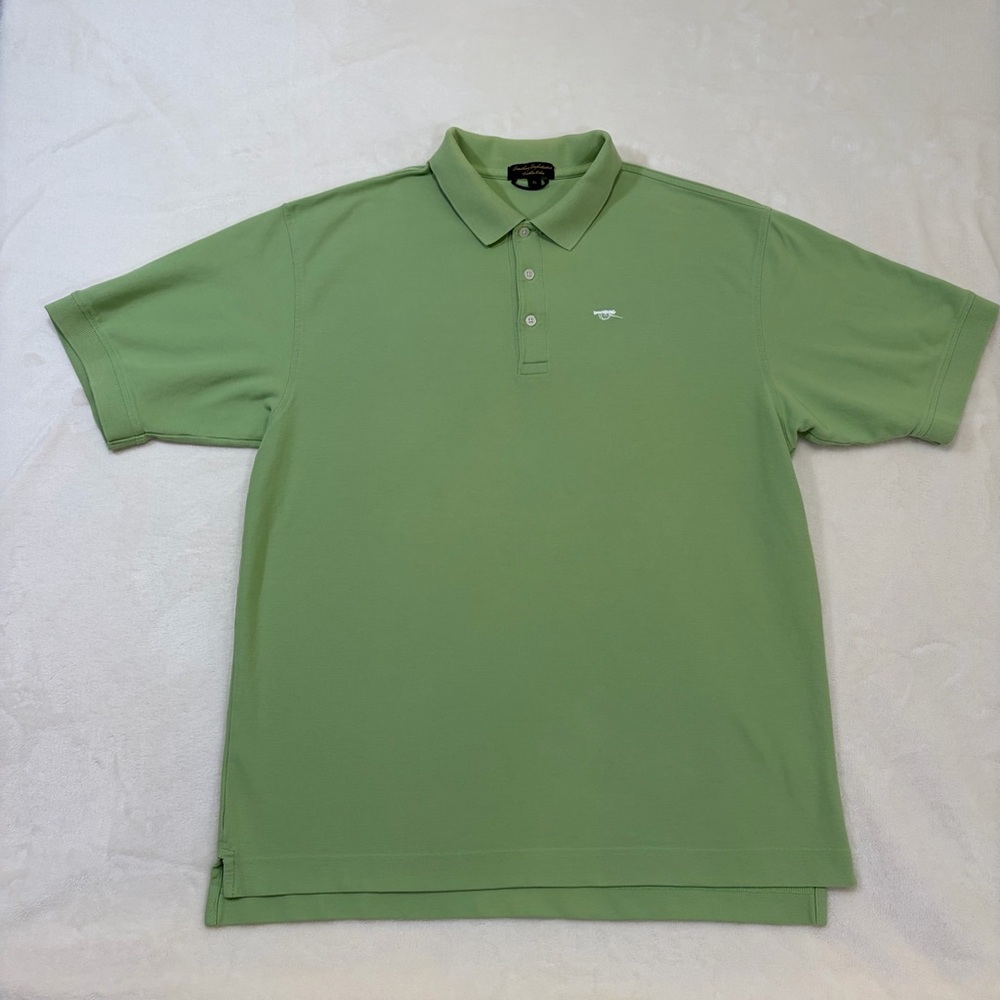 Men's Classic Light Green Polo with Subtle Logo